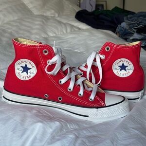 Converse Kids Red High-Top Sneakers